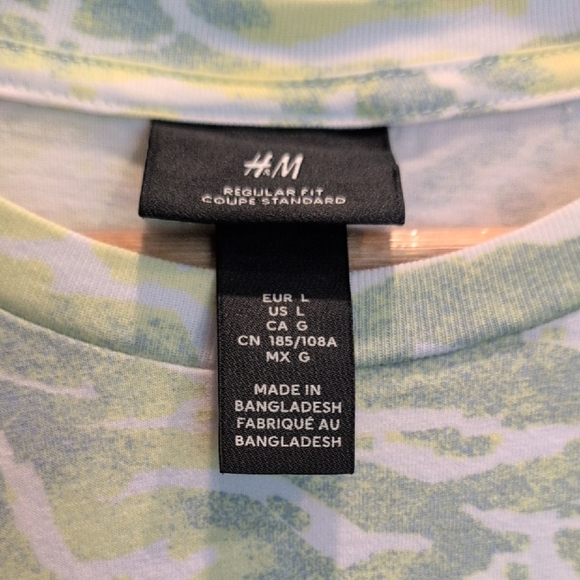 H&M Yellow and Blue Short Sleeve Tee - Picture 3 of 8